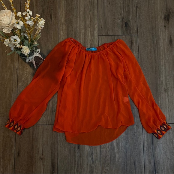 Francesca's Collections Tops - Orange Top
